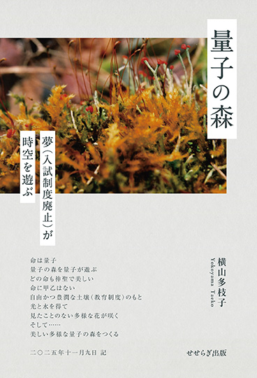 量子の森　夢（入試制度廃止）が時空を遊ぶの表紙画像